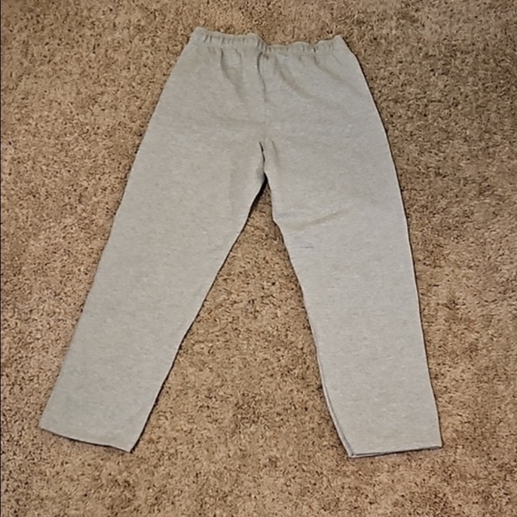 Champion Men's Powerblend Open Bottom Sweat Pants in: Oxford Gray - Picture 4 of 9